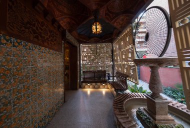 Barcelona Sanat Müzeleri, İspanya 'da. (Mimari modernist).