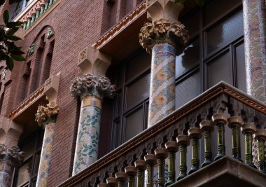Barcelona Sanat Müzeleri, İspanya 'da. (Mimari modernist).