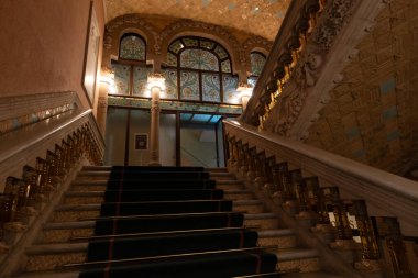 Barcelona Sanat Müzeleri, İspanya 'da. (Mimari modernist).