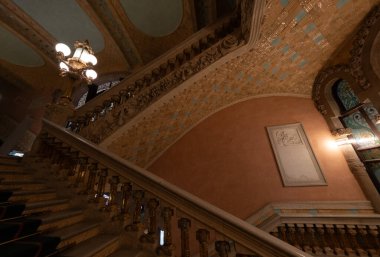 Barcelona Sanat Müzeleri, İspanya 'da. (Mimari modernist).