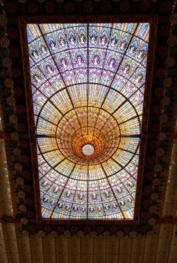 Barcelona Sanat Müzeleri, İspanya 'da. (Mimari modernist).