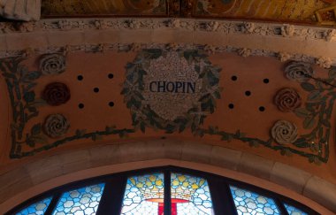 Barcelona Sanat Müzeleri, İspanya 'da. (Mimari modernist).