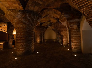 Barcelona Sanat Müzeleri, İspanya 'da. (Mimari modernist).