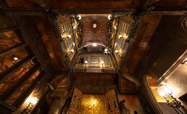 Barcelona Sanat Müzeleri, İspanya 'da. (Mimari modernist).