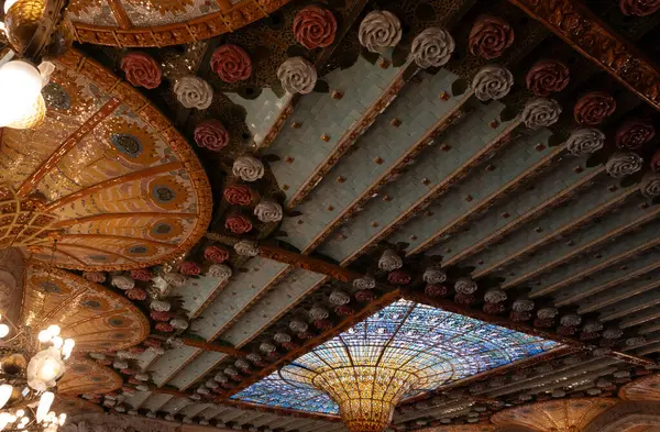 Barcelona Sanat Müzeleri, İspanya 'da. (Mimari modernist).