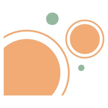 2d modern soyut köşe şekli, yuvarlak aksanlı ve oyuncu noktalar, modaya uygun arka planlar..