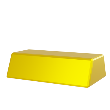 3D altın külçe tasarımı iş ve finans görsellerinde bankacılık, ticaret ve lüks varlık kavramları çizmek için mükemmeldir.