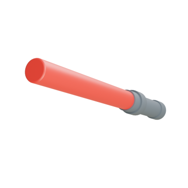 Ergonomik kavrama ile 3d parlama çubuğu, güvenlik ve eğlenceli aydınlatma araçları temsil.