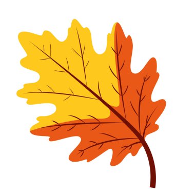 2d kırmızı-sarı akçaağaç yaprağı eğimli tonları gösterir, sonbahar mevsimsel temaları için mükemmeldir.