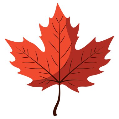 2d paslı turuncu yaprak, klasik sonbahar tarzını temsil ediyor, kırsal tasarım kavramları için harika..