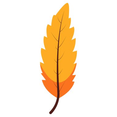 2d sarı-turuncu meşe yaprağı ve ılık tonları, sonbahar projeleri ve doğa temaları için mükemmel..