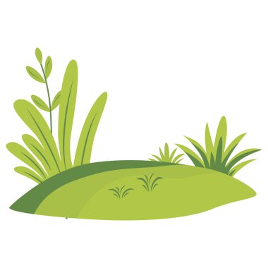 Değişen yapraklarla karışık çalılardan oluşan 2B küme. Doğa sahnelerinde veya bahçe görsellerinde kullan.