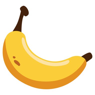 Muzun 2B düz çizimi. Çocukların öğrenmesi, yemek görselleri ve sağlıklı beslenme temaları için uygundur..