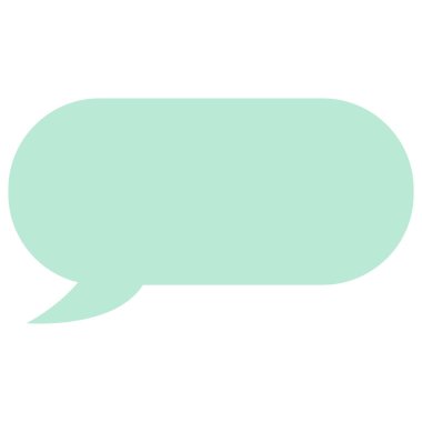 2d yumuşak kenarlı klasik konuşma balonu, konuşma notları, sosyal medya grafikleri veya diyalog çıkartmaları için mükemmel.