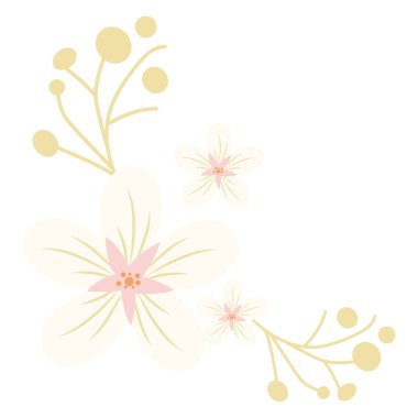 Çerçeveler ve kenar aksanlar için mükemmel, altın çiçekli ve ince saplı 2D akarsu sarmaşığı.