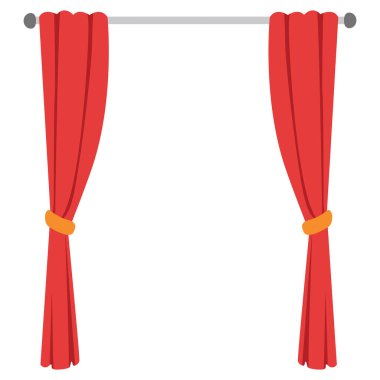 2d düz kırmızı perde paneli, çeşitli tasarımlar için temiz ve uyumlu.