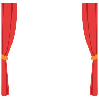 2d düz kırmızı perde paneli, çeşitli tasarımlar için temiz ve uyumlu.