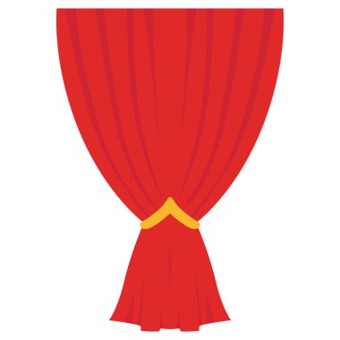  2d tam kapalı kırmızı perde merkez kravat, sahne arkası için ideal, festival etkinlikleri, ya da yaratıcı tasarım projelerinde zarif sahne dekorasyonu.