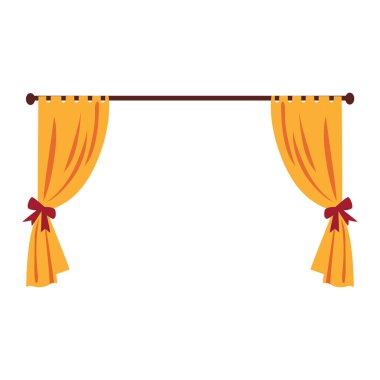 2d çubuklu sarı perde, neşeli arka planlar, sahne sahneleri veya şenlikli ve yaratıcı kullanım için parlak dekoratif tasarım projeleri için mükemmel..