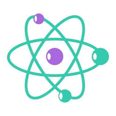 2d parlayan kıvılcımlı atomik yörünge, bilim eğitimi materyalleri, akademik tasarımlar veya yaratıcı bilimsel temalı grafikler için mükemmel.