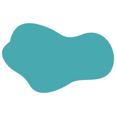 2D soyut turkuaz pastel yuvarlak, pürüzsüz kenarlı, minimal organik stili, oyuncu posterler, yerleşim yerleri ve markalaşma tasarımları için neşeli aksanlı..