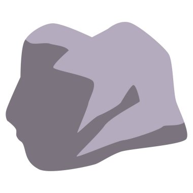 Gri tonlarda 2D mistik kaya, posterler, planlar, açık hava projeleri ve yaratıcı dekoratif sanat eserleri için doğal jeolojik taş tasarımı.