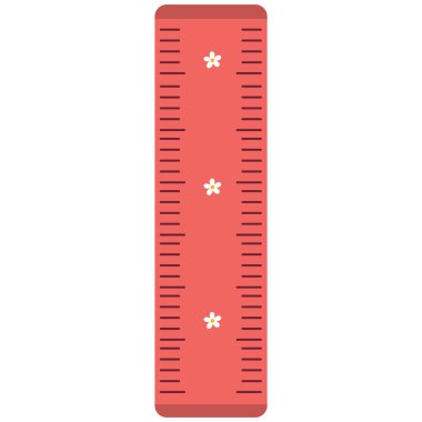 2d kawaii, cetvel pembe tonlarda, okul kırtasiyesi koleksiyonları, yaratıcı tasarım projeleri ve renkli sınıf esasları için mükemmel..