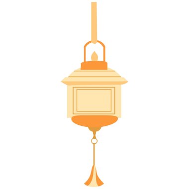 2d Kawaii antik feneri, ışıldayan sevimli tasarımı, geleneksel temalar, Ramazan unsurları ve yaratıcı kültürel dekorasyon kavramları için mükemmel..