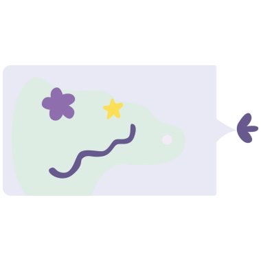 2d kawaii soyut desenli tapılası bir model, modern arka planlar için mükemmel, yaratıcı dekorasyon, ve sanatsal projeler için renkli elementler.