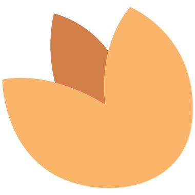 2d orange tulips flower design in minimal cute style, ideal for decoration, floral projects, garden art, eco themes, and creative backgrounds.