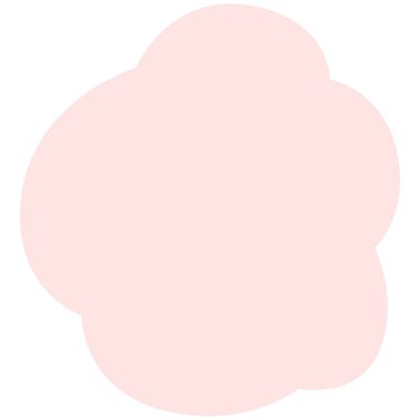 2d pink abstract shape design, soft pastel style for background, decoration, poster, template, scrapbook, minimal projects, creative art, and playful graphics.