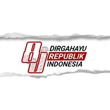 Endonezya Bağımsızlık Günü 80. Yıldönümü Kutlama Posteri Tasarımı