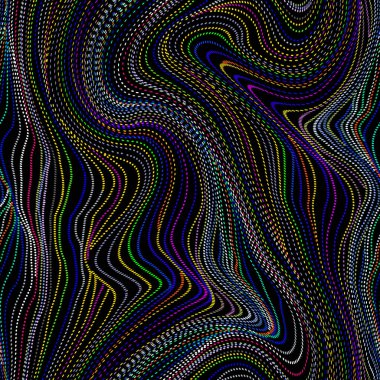 noktalrdan oluan ekose havasnda tekstil baskya uygun tekrarl metraj desen