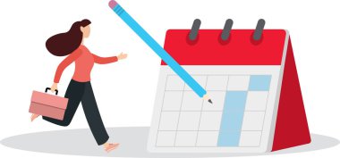 Proje çizelgesi, çalışan zaman çizelgesi, takım toplantısı programı veya randevu, takvim planlaması,