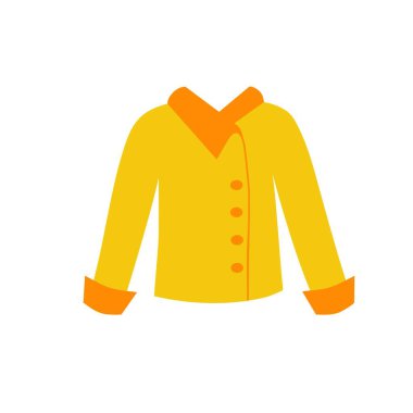 Konforlu Sonbahar Ceketi, Sıcak Toprak Tonları Kucaklayan Kadın Karakteri Sezon boyunca Şık ve Rahat Kalmak İçin. Çizgi film İnsanları Vektör İllüstrasyonu