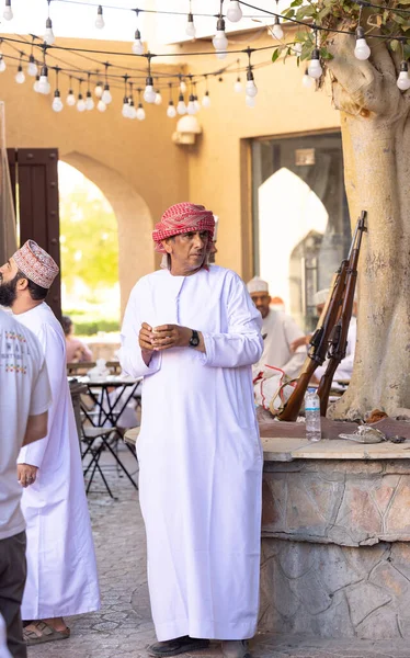 Nizwa Oman 2Nd December 2022 Omani Men Guns Market — Foto Stock