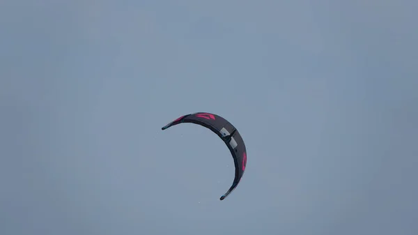 Kitesurf Kite Clear Sky Kite Flying Air Scenic Background Imbros — Stock Photo, Image