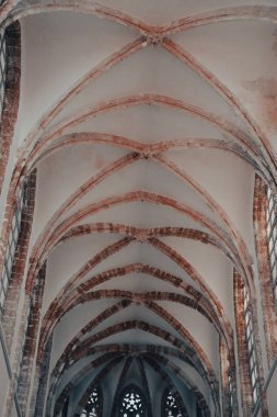 Famagusta, Cyprus September 27, 2019  Inside of the Lala Mustafa Pasha Mosque formerly St. Nicholas Cathedral.