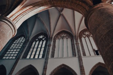 Famagusta, Cyprus September 27, 2019  Inside of the Lala Mustafa Pasha Mosque formerly St. Nicholas Cathedral.
