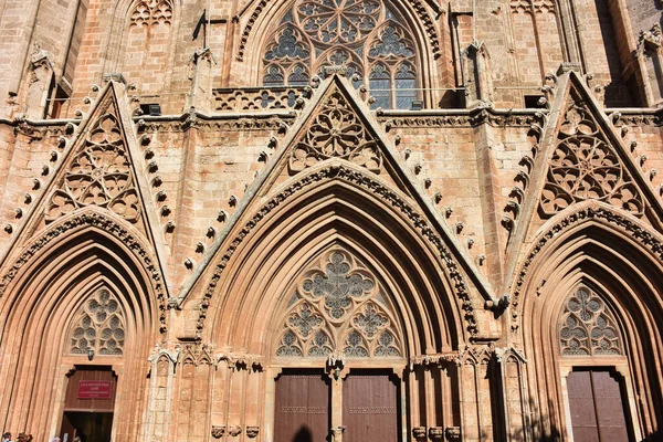 Exterior view to Lala Mustafa Pasa mosque. Formerly St. Nicholas Cathedral in the old town of Famagusta, Northern Cyprus.