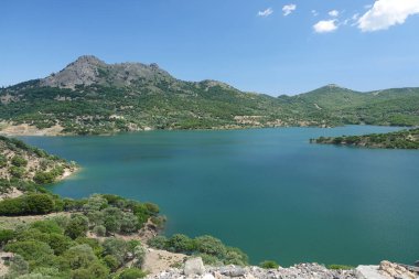 Gökçeada Sulama Barajı 'ndan manzara, Imbros Adası Canakkale Türkiye.