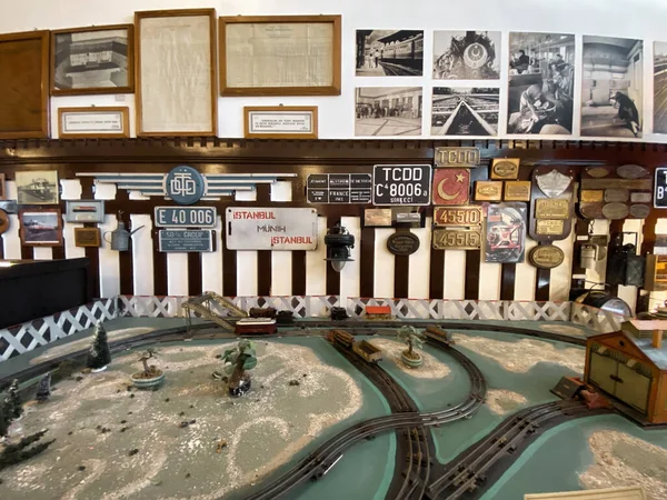Istanbul Türkei April 2023 Türkisches Eisenbahnmuseum Sirkeci Bahnhof Einst Endstation — Stockfoto