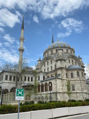  İstanbul, Türkiye 19 Nisan 2023 Nusretiye Camii, İstanbul 'un Beyoğlu Tophane ilçesine bağlı bir camidir..