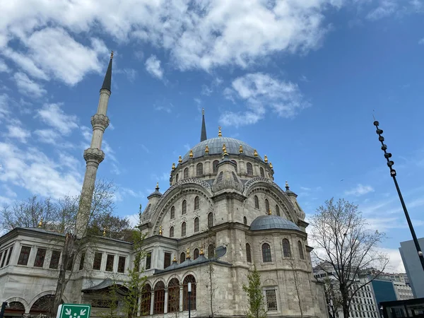 Istambul Turquia Abril 2023 Mesquita Nusretiye Uma Mesquita Ornamentada Localizada — Fotografia de Stock