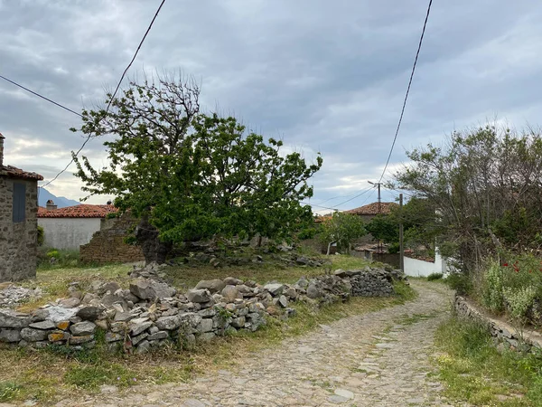 Old Bademli Famoso Pueblo Histórico Isla Gokceada Imbros Mar Egeo — Foto de Stock