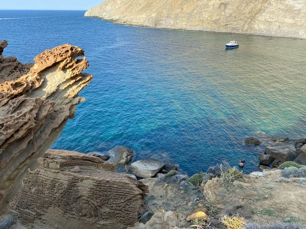 Blickwinkel Auf Die Blaue Bucht Mavi Koy Neben Dem Unterwasser — Stockfoto