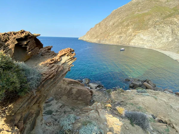 Blickwinkel Auf Die Blaue Bucht Mavi Koy Neben Dem Unterwasser — Stockfoto
