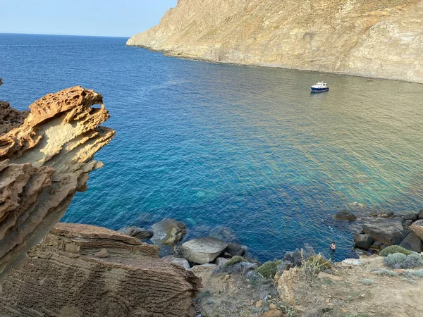 Blick Auf Die Blaue Bucht Mavi Koy Neben Dem Unterwasser — Stockfoto