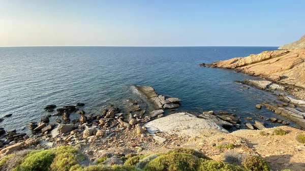 Błękitna Zatoka Mavi Koy Krajobraz Morski Obok Gokceada Yildiz Bay — Zdjęcie stockowe
