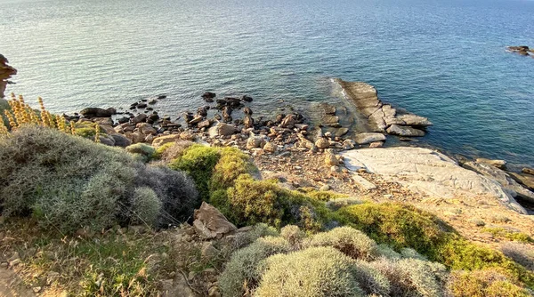 Blaue Bucht Mavi Koy Neben Dem Unterwasser Nationalpark Gokceada Yildiz — Stockfoto